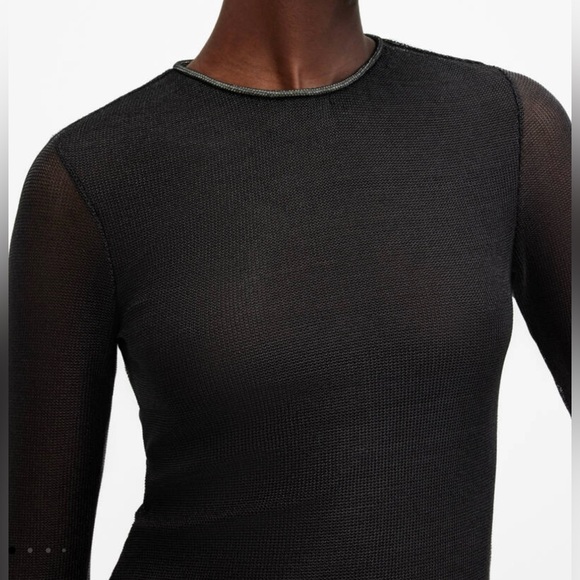 NWTA All Saints Nora Sparkle Top  Size 6 - Picture 2 of 8